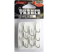 Owner Saltwater 2X Strong Tin Treble Fishing Hooks -