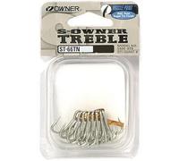 Owner Saltwater 4X Strong Treble Fishing Hooks -