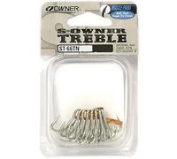 Owner Saltwater 4X Strong Treble Fishing Hooks -