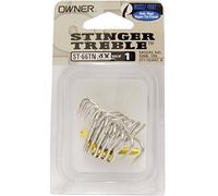 Owner ST66 4X Treble Hooks Size 1 Tin