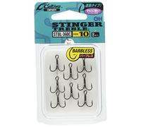 Owner Stinger Barbless Treble Hooks STBL-36BC for fishing (#10)
