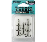 Owner Treble Hook ST36BC Freshwater Pike Stinger Rig Micro Barb Oval Eye Tackle