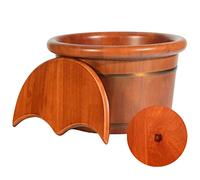 Ownest Foot Bath Spa, Solid Wood Bathtub, Spa & Foot Massage, Wooden Basin for Soaking Foot, Nails and Ankle, Pedicure, Domestic Foot Tub B