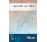 Owning Up to Mistakes