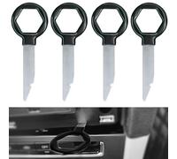 Ownkim 4 PCS Car Radio Removal Tool Key, Car Stereo Removal Tools, Stereo Removal Tool - Radio Removal Keys, Stainless Steel Release Keys For Ford For VW For Skoda