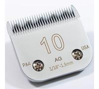 OwnLifeYF Detachable Steel Pet Dog Clipper Blades,Size-10,Compatible with Andis Cut Length 1/16"(1.5mm), fit for Oster A5, fit for Wahl KM Series Clippers, Made of Steel Stainless Steel Blade, 1 Pack