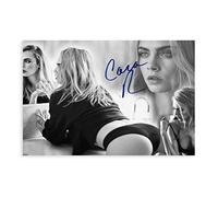 OWNPET Cara Delevingne Autographed Canvas Poster Wall Art Decor Print Picture Paintings for Living Room Bedroom Decoration Unframe-style 16x24inch(40x60cm)