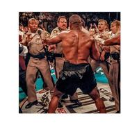 OWNPET Iron Mike Tyson Canvas Poster Wall Art Decor Print Picture Paintings for Living Room Bedroom Decoration Unframe-style 20x20inch(50x50cm)