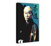 OWNPET Jigoro Kano Canvas Poster Wall Art Decor Print Picture Paintings for Living Room Bedroom Decoration Frame-style 16x24inch(40x60cm)