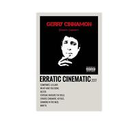 OWNPET Singer Gerry Cinnamon Erratic Cinematic Album Cover Canvas Poster Wall Art Decor Print Picture Paintings for Living Room Bedroom Decoration Unframe-style 12x18inch(30x45cm)