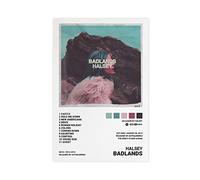 OWNPET Singer Halsey BADLANDS Album Cover Canvas Poster Wall Art Decor Print Picture Paintings for Living Room Bedroom Decoration Unframe-style 12x18inch(30x45cm)