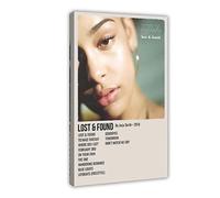 OWNPET Singer Jorja Smith Lost & Found Album Cover Canvas Poster Wall Art Decor Print Picture Paintings for Living Room Bedroom Decoration Frame-style 16x24inch(40x60cm)