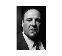 OWNPET Tony Soprano Smoking Canvas Poster Wall Art Decor Print Picture Paintings for Living Room Bedroom Decoration Unframe-style 24x36inch(60x90cm)