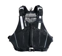 Owntop Adult Buoyancy Aid | Adjustable Swim Vest with Large Pockets | Reflective Strips & Free-Motion Armhole | Buoyancy Vest Jacket for Kayaking, Fishing, Boating, Paddle (Black,XS-S)