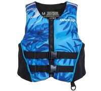 Owntop Adults Buoyancy Aid | Lightweight Neoprene Swim Vest | Foldable Buoyancy Vest with Dual Safety Straps | Float Jacket 50N for Boating, Kayaking, Swimming, Paddle (Blue Leaves,L)