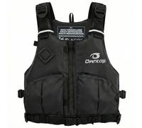 Owntop Buoyancy Aids Adults with Hydration Pack, Dual Zipper Pockets | Adjustable Buoyancy Vest Jacket | Swim Vest Unisex for Kayaking, SUP, Canoeing, Fishing (Black,M-L)