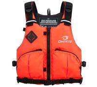Owntop Buoyancy Aids Adults with Hydration Pack, Dual Zipper Pockets | Adjustable Buoyancy Vest Jacket | Swim Vest Unisex for Kayaking, SUP, Canoeing, Fishing (Orange,M-L)