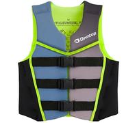 Owntop Junior Buoyancy Aid, Neoprene Kids Swim Vest with Triple Adjustable Safety Straps, Lightweight Buoyancy Vest Jacket for Kayaking, Swimming, Boating, Paddle （Yellow，L）