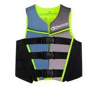 Owntop Junior Buoyancy Aid, Neoprene Kids Swim Vest with Triple Adjustable Safety Straps, Lightweight Buoyancy Vest Jacket for Kayaking, Swimming, Boating, Paddle （Yellow，M）