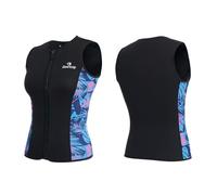 Owntop Wetsuit Top Women | 3mm Thermal Sleeveless Neoprene Vest | Wetsuit Jacket | Warm Comfortable | Surfing Snorkeling Swimming Diving | Women Red S