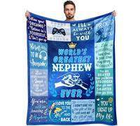 Ownxhbc Nephew Gifts Blanket, Blue, 60"x50", Throw Blanket