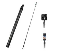 O'woda Carbon Fiber Selfie Stick for Insta360 X4, Invisible Monopod for Insta360 X4, X3, ONE X2, ONE X, ONE RS, GO 3S | Lightweight, Adjustable & Tripod-Compatible 360 Camera Accessory