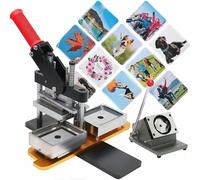 OWOHYG 2x2 Inch Square Magnet Maker Machine,Photo,50x50mm DIY Fridge Kit with Paper Cutter