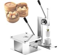 OWOHYG Baozi Maker Manual Bun Making Machine, Steamed Stuffed Bun Making Mold Desktop Bun Maker 400-500Pcs/H, Semi-Automatic Bun Forming Making Machine, Cooking Tool Sets,Medium-Medium,Large