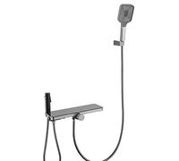 OWOHYG Brass Bath Mixer Shower Tap Wall Mounted 3 Modes Bathtub Faucet with Single Handle Hot & Cold Water Filter for Bathroom No Lift Rod Durable & Stylish Design (D without lift rod),D