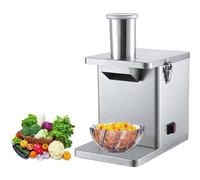 OWOHYG Cheese Grater Vegetable Cutter Stainless Steel Spiral Cutter Electric Vegetable Shredder Machine, Automatic Vegetable Dicing Machine, Commercial Carrot Potato Onion Granule Cu.