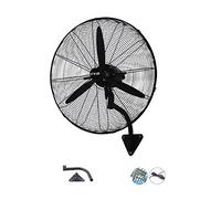 OWOHYG Commercial Ventilation Fan,Wall Mount Fan Oscillating,Wall Mount Fan,3-speed,120°Oscillating,for Indoor, Commercial, Residential, Warehouse, Greenhouse,Copper-26in