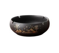 OWOHYG Desktop Smoking Ash Tray Medium/Large Ceramic Ashtray For Home Use Windproof For Office Desktop Decoration Smoking Cup Ornament Easy To Clean.S