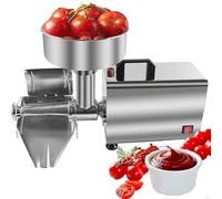 OWOHYG Electric Vegetable Choppers Adjustable Vegetable Slicer Commercial Tomato Strainer Machine, Stainless Steel Food Strainer And Sauce Maker, Electric Fruit Press, Jam Press For