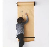 OWOHYG Kraft Paper Roll Display Kraft Paper Dispenser & Cutter, Home/Office/Cafe Butcher Paper Roll Holder, Wall Mounted Writing Tablet For Office Coffee Shop.Steel Frame Wide-97cm/38.1in