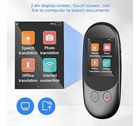 OWOHYG Language Translator Device, Smart Voice & Camera Translator with 2.4 Inch Touch Screen, Support 102 Languages WiFi/Hotspot/Offline Real Time,