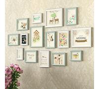 OWOHYG Multi Picture Frame Collage fits 15 Pictures, s Size 8x10”3.5x5”7x5”,Glass Front Wall Mounted Ideal for Memories and Friends,E-142 * 80CM(60IN*30IN)