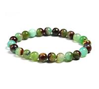 OWOHYG Natural Australian Jade Stone Beaded Bracelet Women Men Charms Strand Yoga Beadse Beaded Bracelet Women Men Charms Strand Yoga Beads Charms Handmade Jewelry,16Cm 6.3Inch-Beads 8Mm