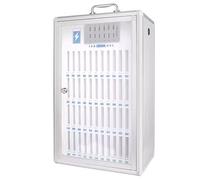 OWOHYG Phone Lock Box Wall-Mounted With A Lock Can Be Carried By Hand Hangable Aluminum Cell Phone Locker Large Compatibility.37.5 * 23.5 * 60cm