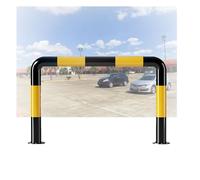 OWOHYG U Shape Security Bollards, Parking Space Security Posts,U Shaped Driveway Car Blocker,Garage Protect Bumper for Warehouse Driveway Garage Parking,80x60cm