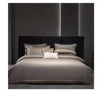 OWOHYG Yarn Dyed Jacquard Cotton Luxury Bedding Set Queen King Size Duvet Cover Set Bed Sheet Pillowcases Home Textiles,Bedding,B,Queen