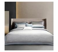 OWOHYG Yarn Dyed Jacquard Cotton Luxury Bedding Set Queen King Size Duvet Cover Set Bed Sheet Pillowcases Home Textiles,Bedding,A,Queen