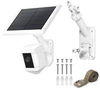 OWOKISO 2-in-1 Adjustable Wall & Pole Mount Bracket for Security Camera & Solar Panel, Universal 1/4"-20 Screw Compatible with R ING, Arlo, Eufy, Wyze, Blink, Reolink, Google Nest