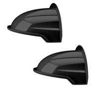 OWOKISO Universal Security Camera Sun Rain Cover Shield - Length 11.4", Width 8.0", Height 6.2" - Weatherproof Protective Roof for Dome/Bullet Outdoor Cameras (Black, 2Pack)