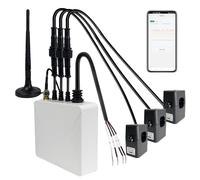 OWON 3 Phase WiFi Smart Home Energy Monitor, 3 Phase Clamp Meter with 3 300A Circuit Level Sensors Vue Real Time Electricity Monitor Meter Smart Life Energy Monitor