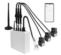 OWON 3-Phase WiFi Smart Home Energy Monitor with 3x200A Circuit-Level Sensors - Real-Time Electricity Meter Smart Life Vue