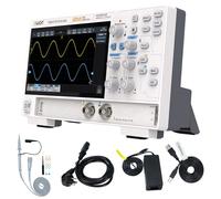 OWON ADS822A Digital Oscilloscope 2-Channel 200MHz, 12-Bit High-Precision, 700k wfms/s, 50Mpts Record Length, Multi-Touch, CAN/LIN Decoding, FFT, HDMI USB Type-C for Automotive & Lab Use.