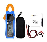 OWON CM210E 20000 Counts Voltmeter Continuity Digital Clamp Meter, 600V AC/DC NCV True RMS Mini Multimeter for Measuring Voltage, Current, Capacitance and Resistance