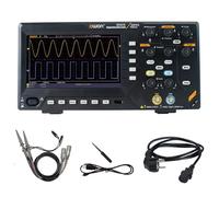 OWON Digital Oscilloscope with Dual-Channel Channels and Screen 7 inch / 18 cm, TFT-LCD Display, Portable Professional Oscilloscope Kit with 1GS/s Sampling Rate, Bandwidth 150MH,SDS215
