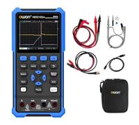 OWON HDS2102A Automotive Diagnostic Oscilloscope 3.5 inch high resolution display,100MHz bandwidth 2CH Channels, 500MSa/s, 3 in 1 Multimeter & Car Fault Diagnosis Tool with Type-C port (Standard)