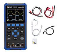 OWON HDS25S 3 in 1 Handheld Digital Oscilloscope, 25MHz Bandwidth 2 Channel Digital Oscilloscope with 1 channel Waveform Generator, 20000 Counts multimeter, with USB Type C and 3.5 Inch LCD Display